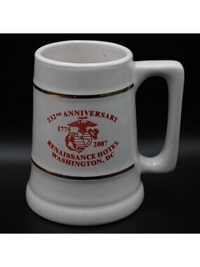 Marine Corp Weapons Training Battalion 232nd Anniversary Beer Stein Mug Tankard